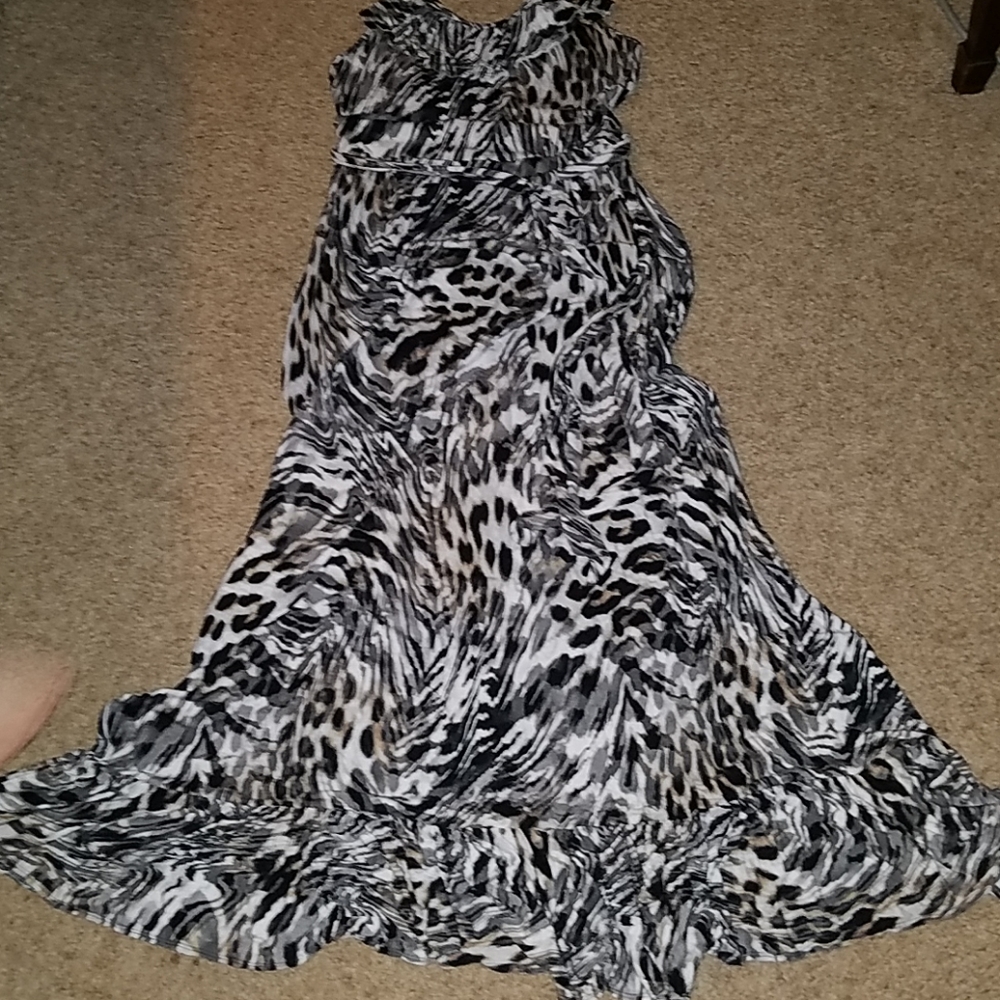 Long Animal print dress